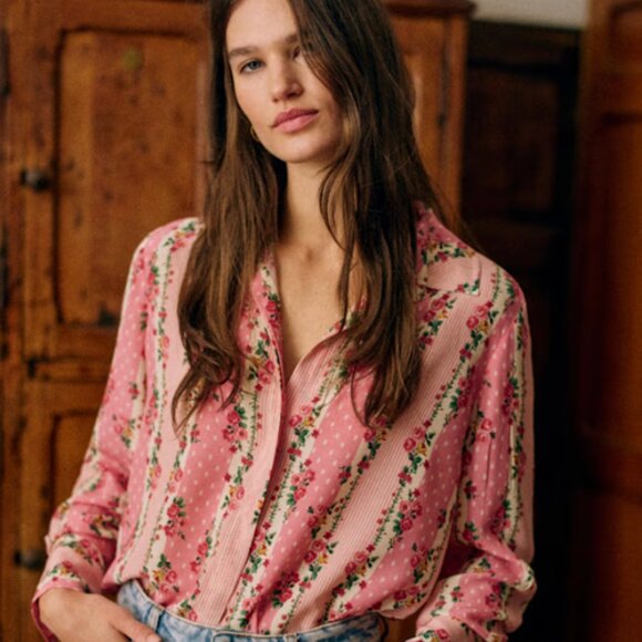 Sezane Tops - Sezane Annie Shirt English Flowers - Size 2